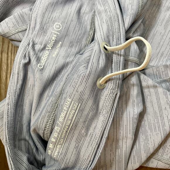 Outdoor Voices Womens 7/8 Leggings Pants Heathered Gray & Blue Size Small - Picture 7 of 8